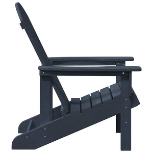 Καρέκλα Adirondack Σκούρο μπλε 82 x 74 x 92 εκ. HDPE - Pakobazaar
