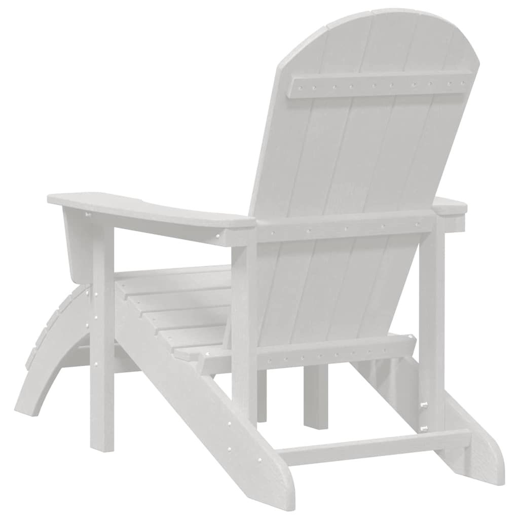 Καρέκλα Adirondack Λευκό 82 x 74 x 92 εκ. HDPE
