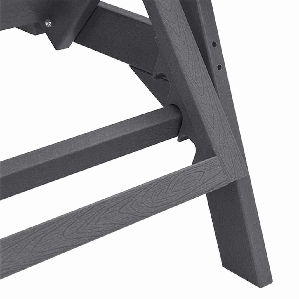 Ξαπλώστρα Ανοιχτό γκρι 195,5 x 53 x 98,5 εκ HDPE