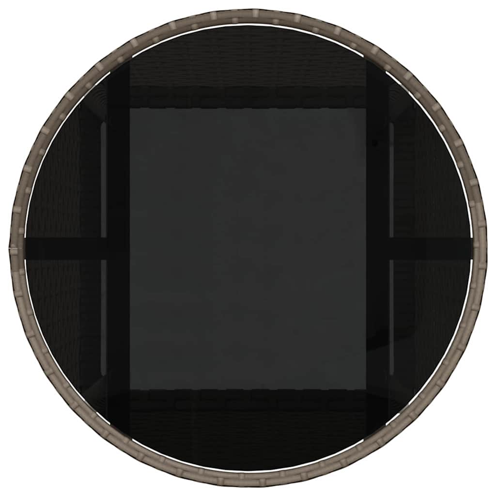 Σέτ φαγητού για κήπο 5 pcs Γκρι συνθετικό ρατάν - Pakobazaar