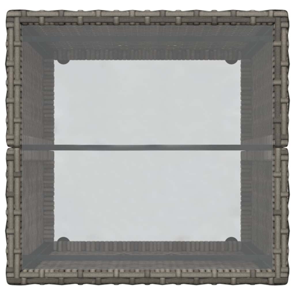 Σετ Μπιστρό Κήπου 3 pcs Γκρι συνθετικό ρατάν - Pakobazaar