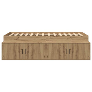 Σκελετός Κρεβατιού Artisan Oak 100 x 200 cm Επεξεργασμένο ξύλο - Pakobazaar