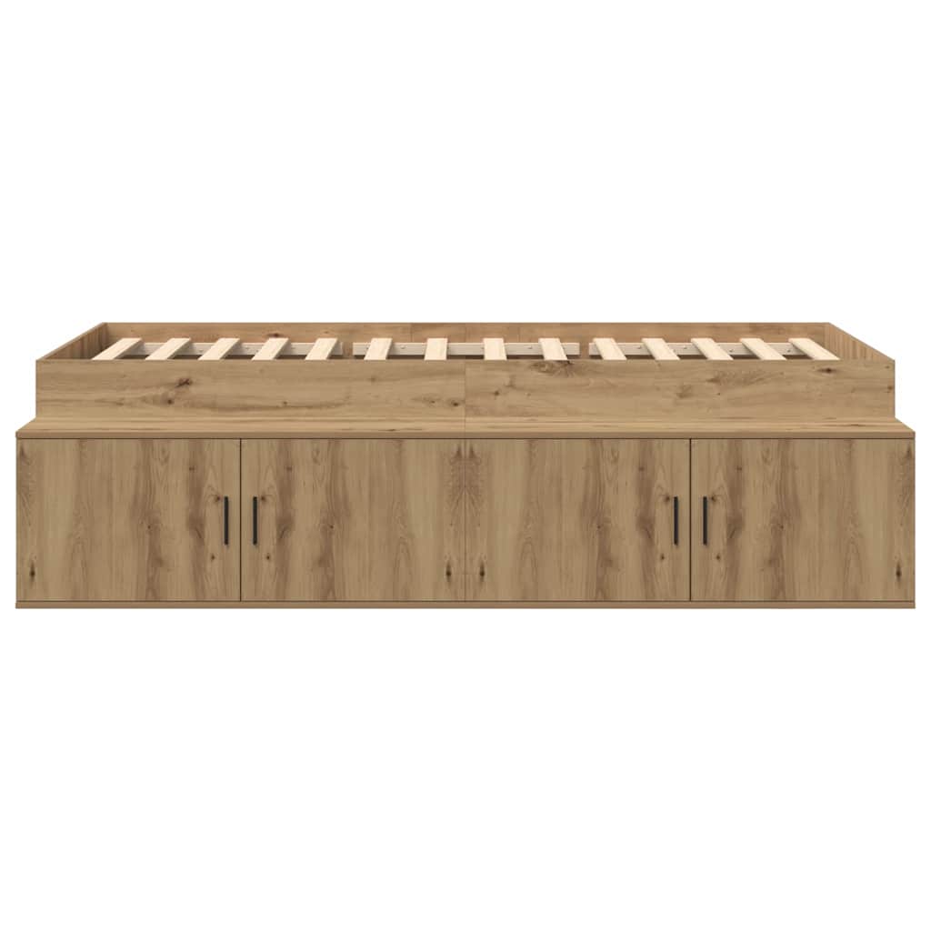 Σκελετός Κρεβατιού Artisan Oak 90 x 200 cm Επεξεργασμένο ξύλο