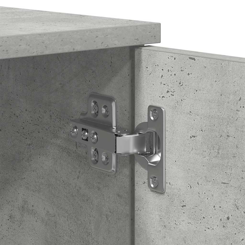 Σκελετός Κρεβατιού με συρτάρι Σκυρόδεμα Γκρι 80 x 200 cm