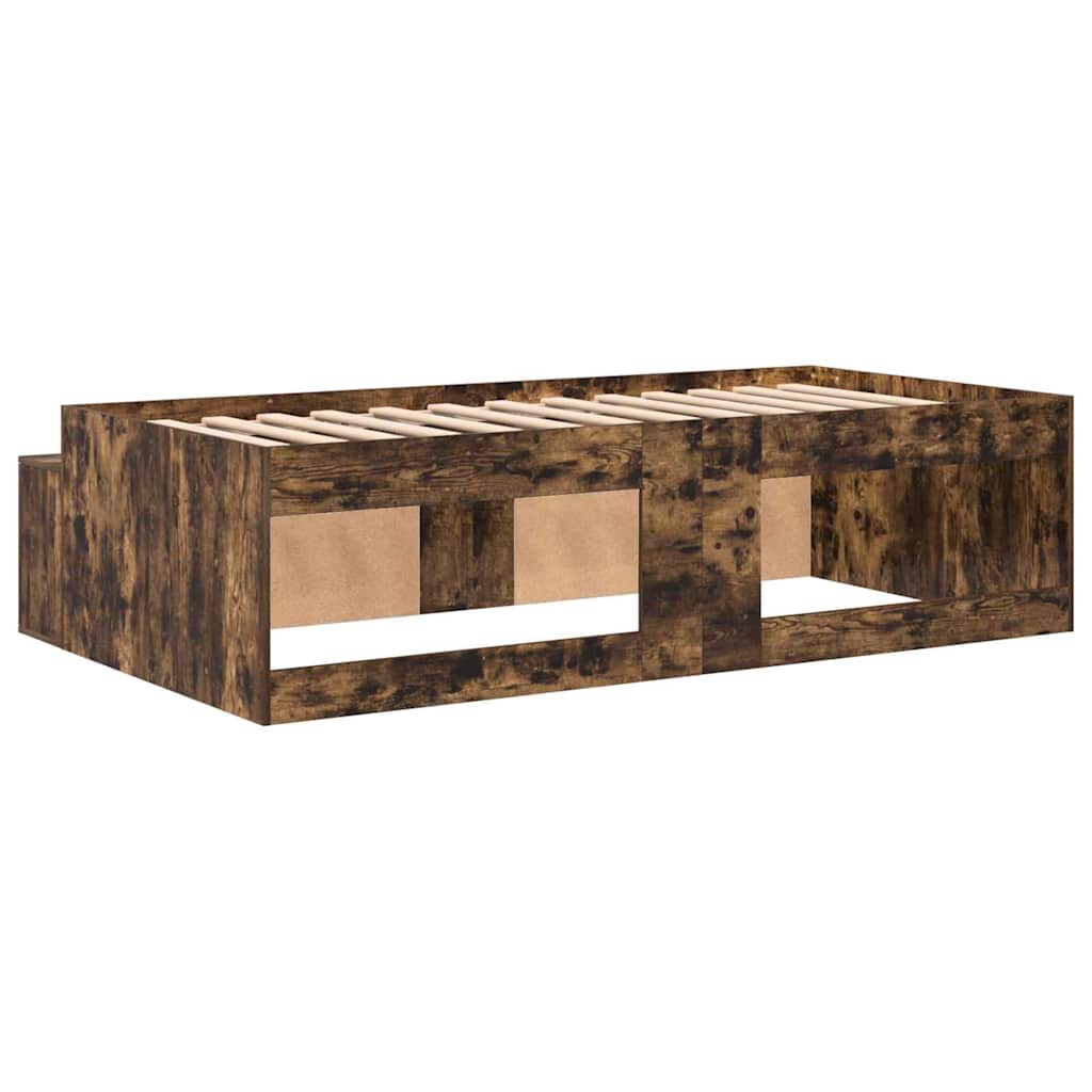 Σκελετός Κρεβατιού Καπνιστό Δρύς 80 x 200 cm Επεξεργασμένο ξύλο