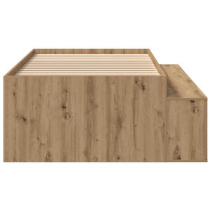 Σκελετός Κρεβατιού Artisan Oak 80 x 200 cm Επεξεργασμένο Ξύλο