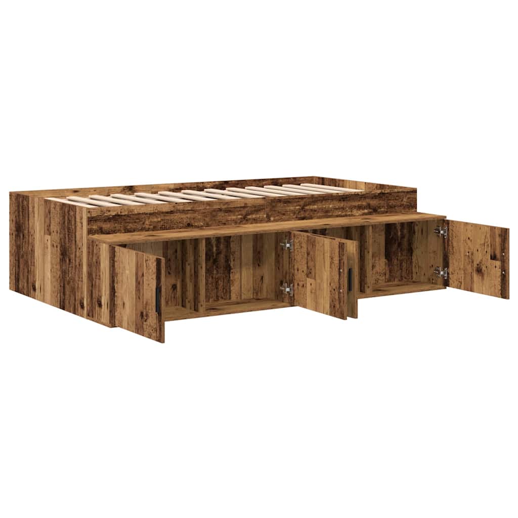 Σκελετός Κρεβατιού Παλιό Ξύλο 70 x 190 cm Επεξεργασμένο ξύλο