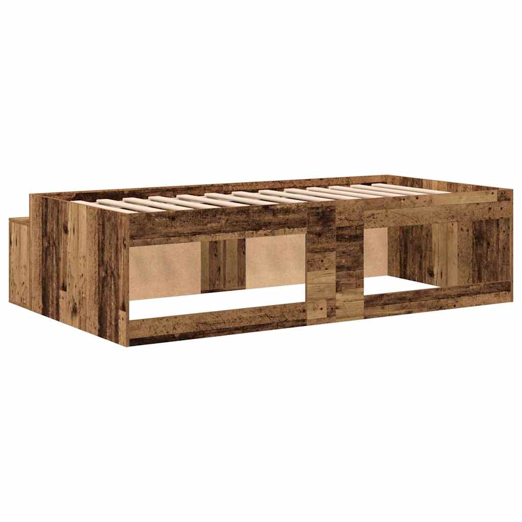 Σκελετός Κρεβατιού Παλιό Ξύλο 70 x 190 cm Επεξεργασμένο ξύλο