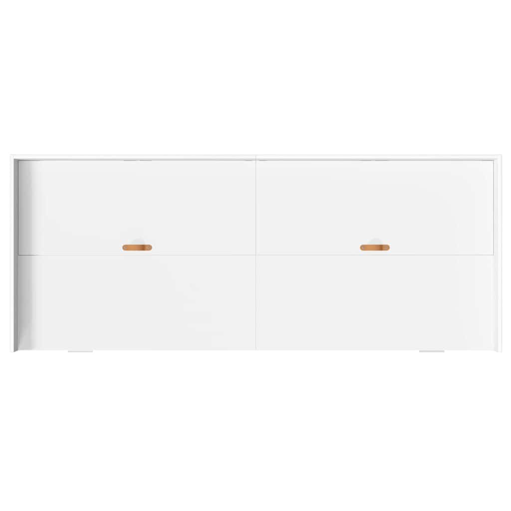 Σκελετός Κρεβατιού Λευκό 80 x 200 cm Επεξεργασμένο ξύλο