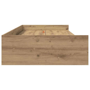 Σκελετός Κρεβατιού Artisan Oak 80 x 200 cm Επεξεργασμένο Ξύλο