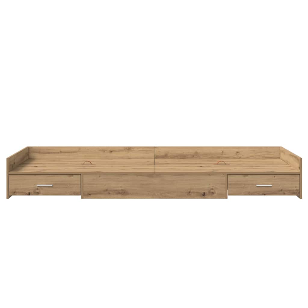 Σκελετός Κρεβατιού Artisan Oak 90 x 190 cm Επεξεργασμένο ξύλο