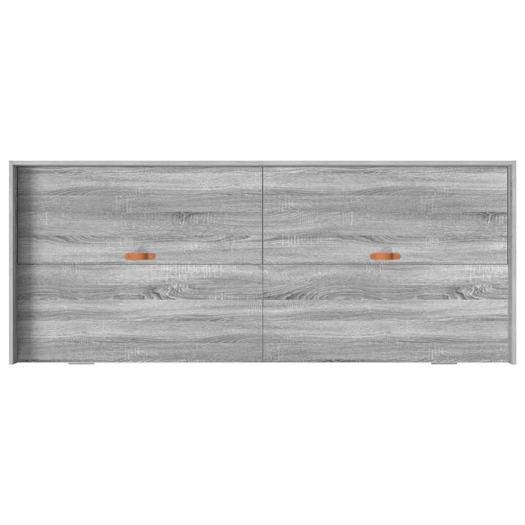 Σκελετός Κρεβατιού Γκρίζο Σονομα 75 x 190 cm Επεξεργασμένο ξύλο