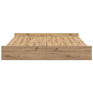 Κρεβάτι με αποθηκευτικό χώρο με πόρτα Artisan Oak 200 x 200 cm
