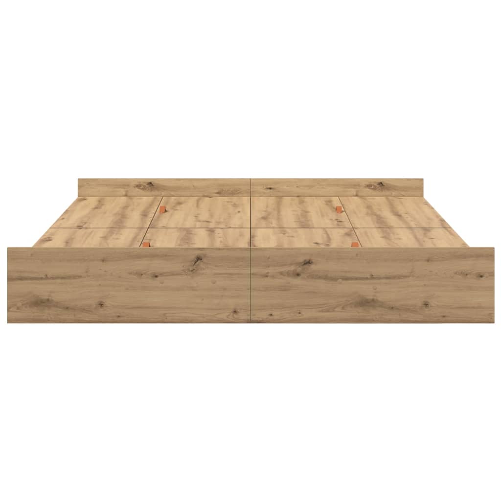 Κρεβάτι με αποθηκευτικό χώρο Artisan Oak 180 x 200 cm