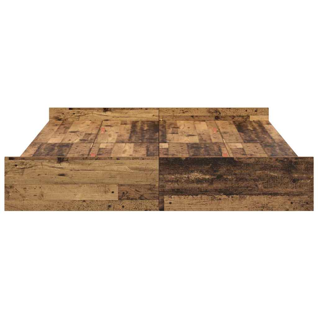 Κρεβάτι με αποθηκευτικό χώρο με συρτάρι Παλιό Ξύλο 140 x 200 cm