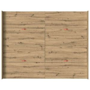 Κρεβάτι με αποθηκευτικό χώρο με πόρτα Artisan Oak 140 x 200 cm