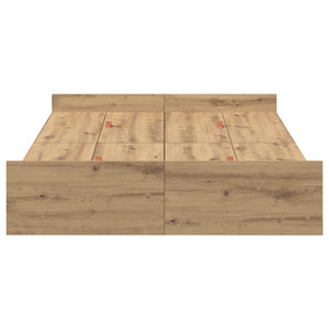 Κρεβάτι με αποθηκευτικό χώρο με πόρτα Artisan Oak 120 x 200 cm