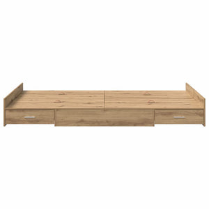 Κρεβάτι με αποθηκευτικό χώρο με πόρτα Artisan Oak 120 x 190 cm