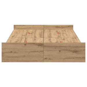 Κρεβάτι με αποθηκευτικό χώρο με πόρτα Artisan Oak 120 x 190 cm