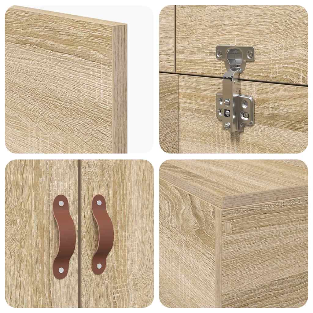 Κρεβάτι με αποθηκευτικό χώρο Δρύς Sonoma 80 x 200 cm