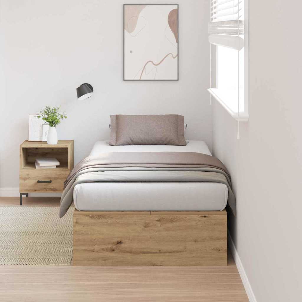 Κρεβάτι με αποθηκευτικό χώρο Artisan Oak 100 x 200 cm
