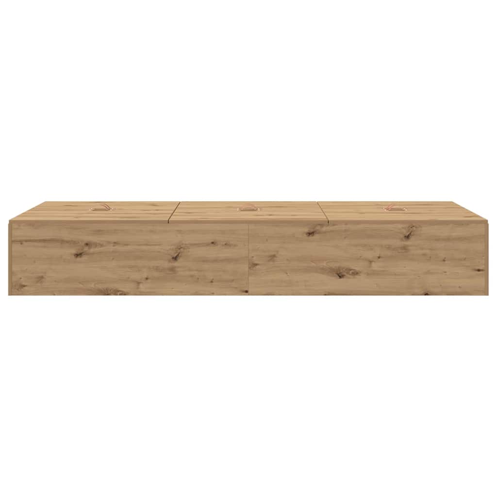 Κρεβάτι με αποθηκευτικό χώρο Artisan Oak 100 x 200 cm