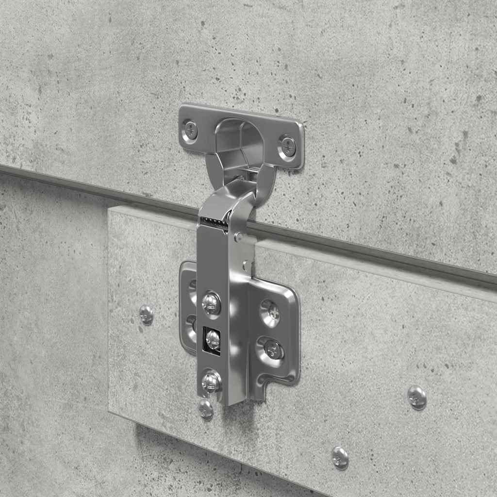 Κρεβάτι με αποθηκευτικό χώρο Σκυρόδεμα Γκρι 200 x 200 cm