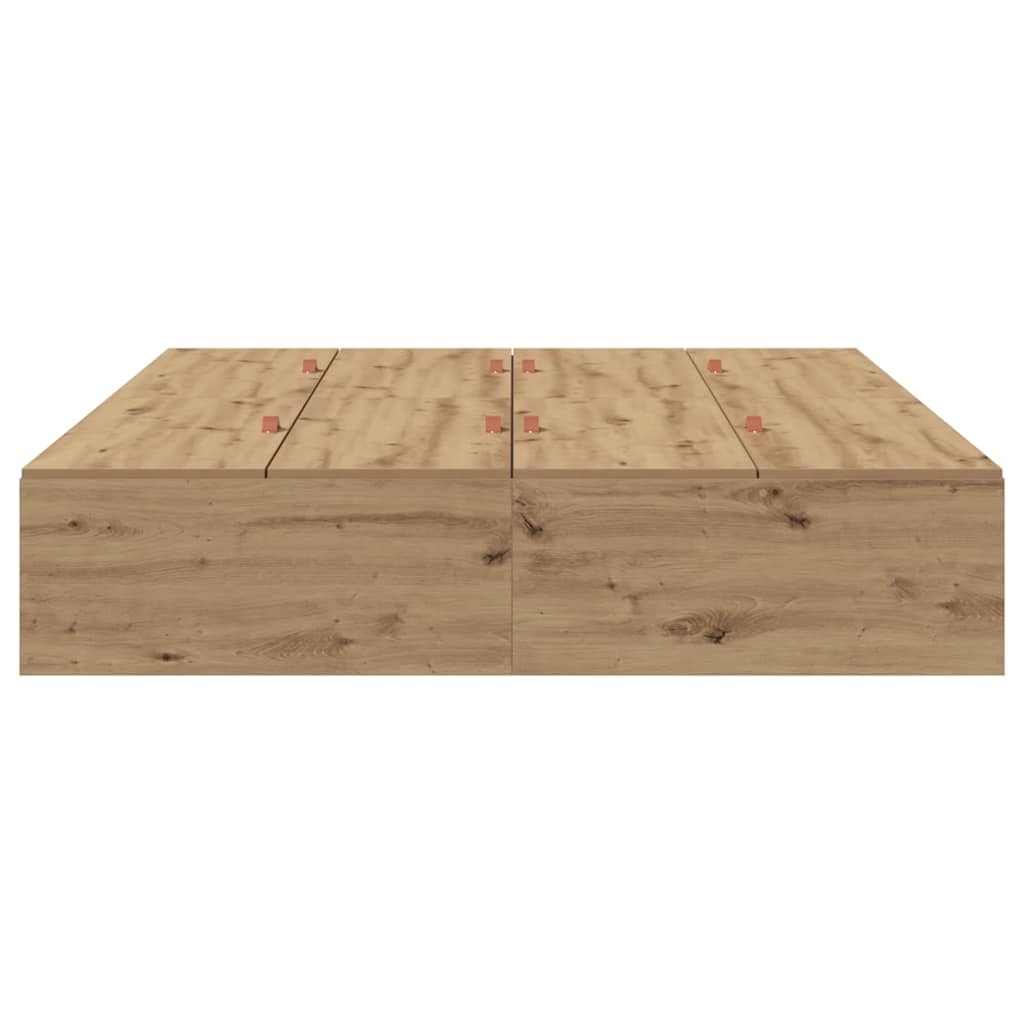 Κρεβάτι με αποθηκευτικό χώρο Artisan Oak 150 x 200 cm