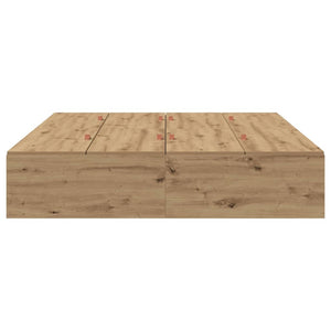 Κρεβάτι με αποθηκευτικό χώρο με πόρτα Artisan Oak 150 x 200 cm