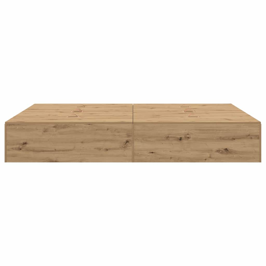 Κρεβάτι με αποθηκευτικό χώρο Artisan Oak 150 x 200 cm