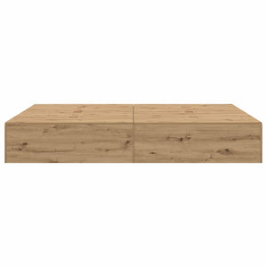 Κρεβάτι με αποθηκευτικό χώρο με πόρτα Artisan Oak 150 x 200 cm