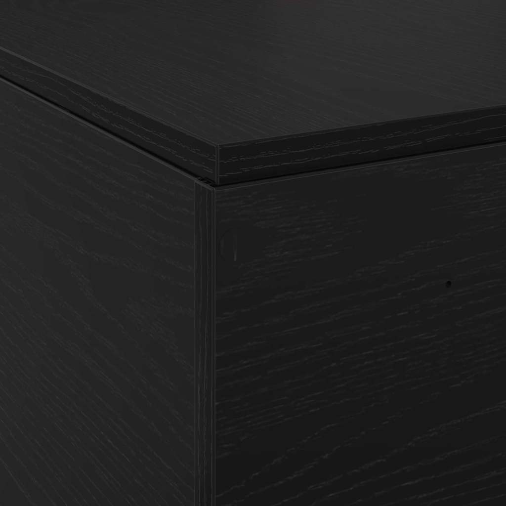 Κρεβάτι με αποθηκευτικό χώρο Μαύρη Οξυά 160 x 200 cm