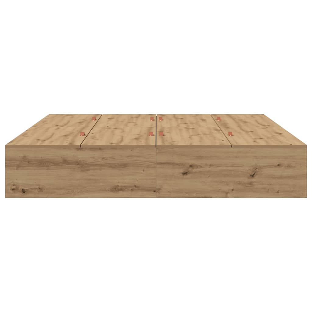 Κρεβάτι με αποθηκευτικό χώρο με πόρτα Artisan Oak 180 x 200 cm - Pakobazaar