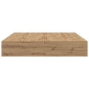 Κρεβάτι με αποθηκευτικό χώρο με πόρτα Artisan Oak 180 x 200 cm - Pakobazaar