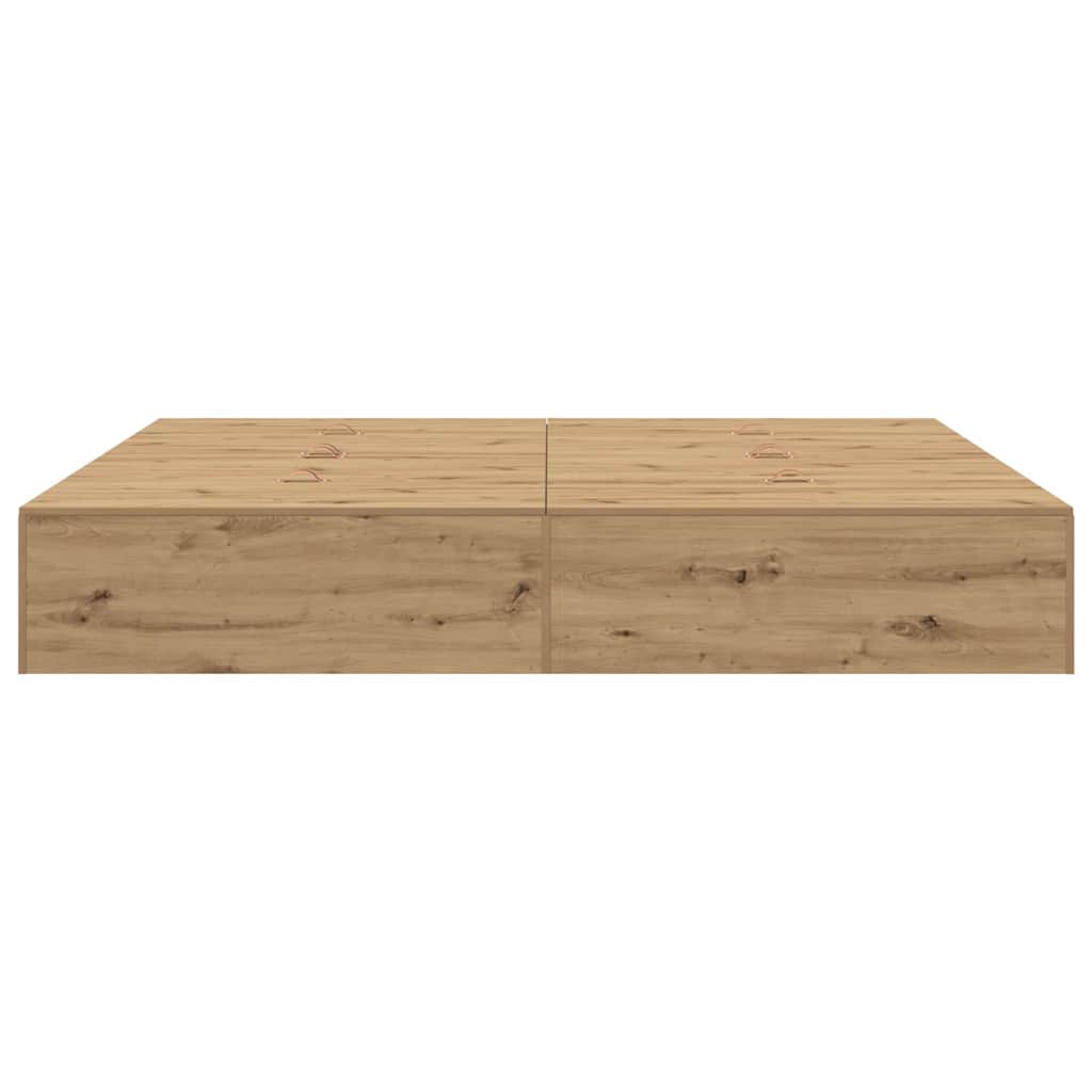 Κρεβάτι με αποθηκευτικό χώρο με πόρτα Artisan Oak 180 x 200 cm - Pakobazaar