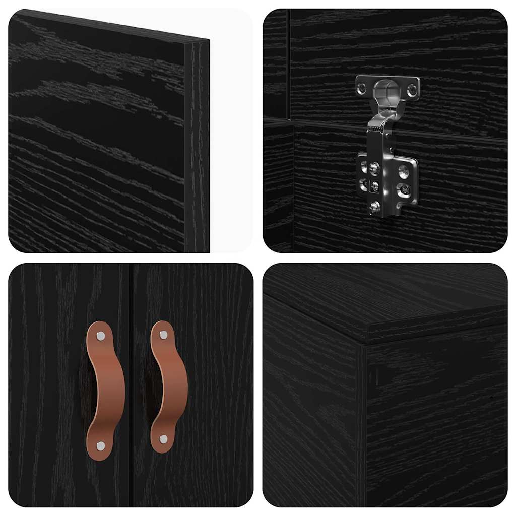 Κρεβάτι με αποθηκευτικό χώρο Μαύρη Οξυά 90 x 190 cm