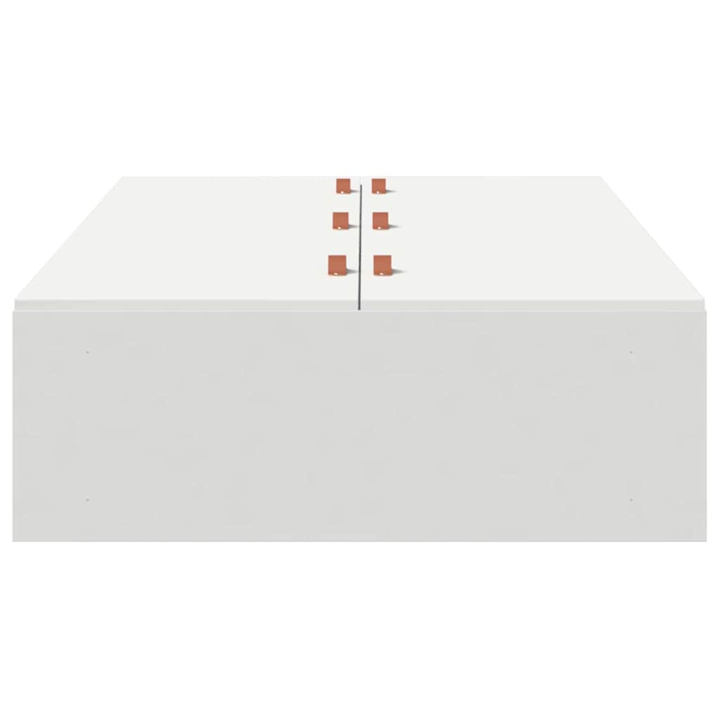 Κρεβάτι με αποθηκευτικό χώρο με αποθήκευση Λευκό 70 x 190 cm - Pakobazaar