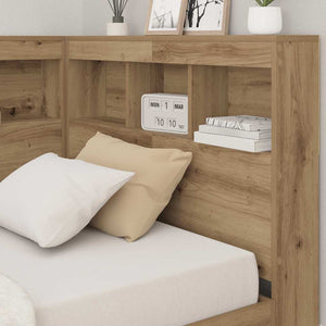 Κεφαλάρι Αποθήκης με ράφι Artisan Oak 100 cm Επεξεργασμένο ξύλο - Pakobazaar