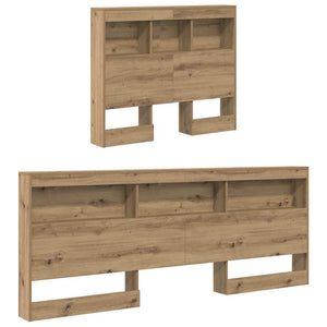 Κεφαλάρι Αποθήκης με ράφι Artisan Oak 100 cm Επεξεργασμένο ξύλο - Pakobazaar