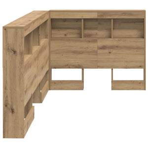 Κεφαλάρι Αποθήκης με ράφι Artisan Oak 100 cm Επεξεργασμένο ξύλο - Pakobazaar