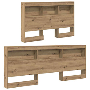 Κεφαλάρι Αποθήκης με ράφι Artisan Oak 120 cm Επεξεργασμένο ξύλο - Pakobazaar
