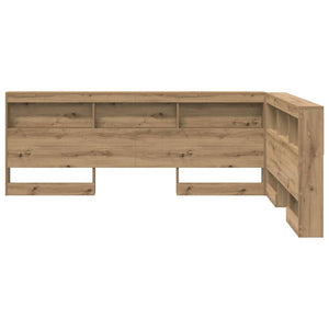 Κεφαλάρι Αποθήκης με ράφι Artisan Oak 160 cm Επεξεργασμένο ξύλο - Pakobazaar