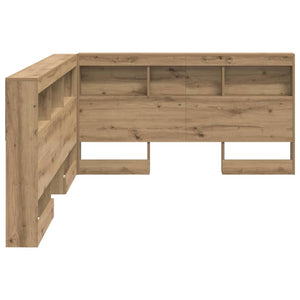 Κεφαλάρι Αποθήκης με ράφι Artisan Oak 160 cm Επεξεργασμένο ξύλο - Pakobazaar