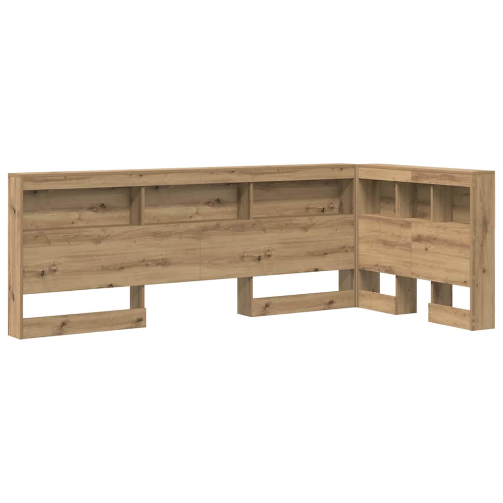 Κεφαλάρι Αποθήκης με ράφι Artisan Oak 90 cm Επεξεργασμένο ξύλο - Pakobazaar