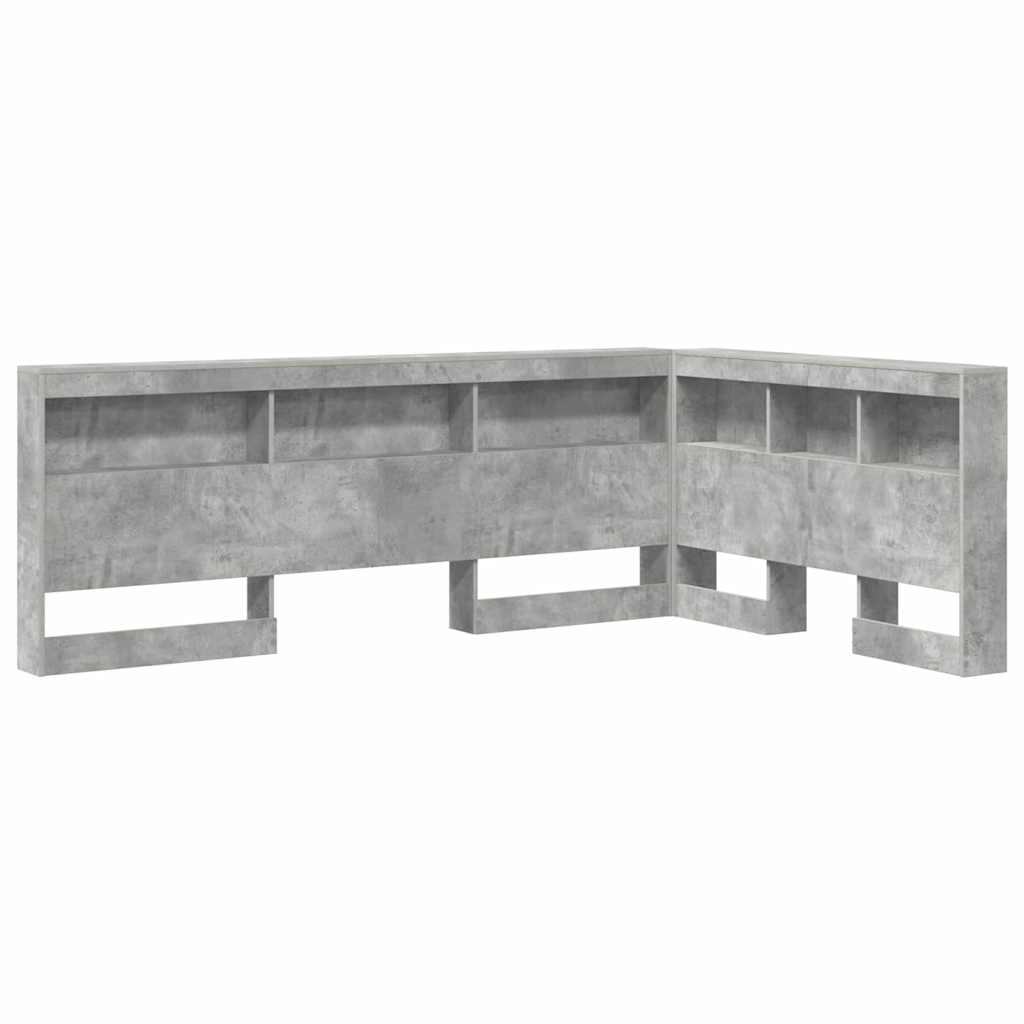 Κεφαλάρι Αποθήκης Σκυρόδεμα Γκρι 207,5 x 137,5 x 76,5 εκ