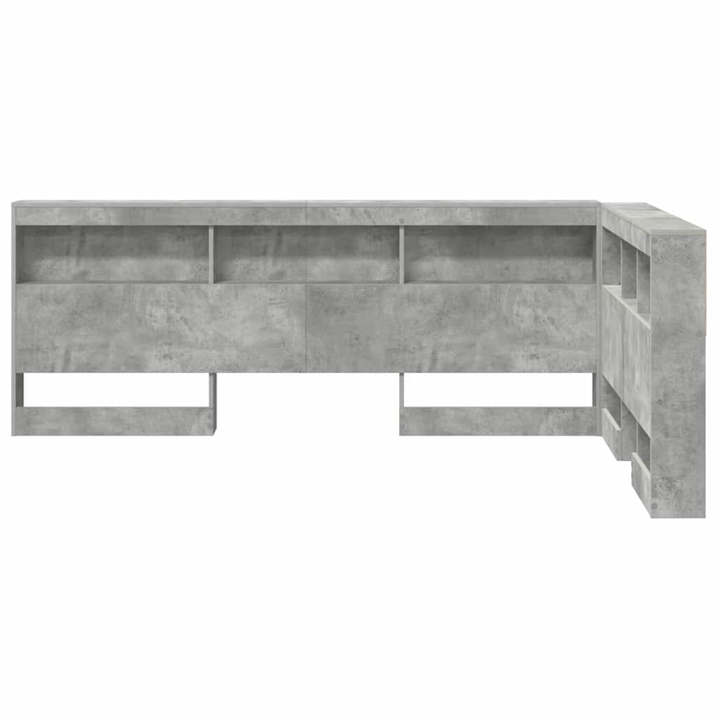 Κεφαλάρι Αποθήκης Σκυρόδεμα Γκρι 207,5 x 137,5 x 76,5 εκ