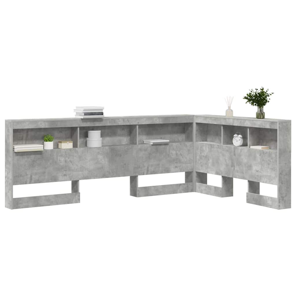Κεφαλάρι Αποθήκης Σκυρόδεμα Γκρι 207,5 x 137,5 x 76,5 εκ