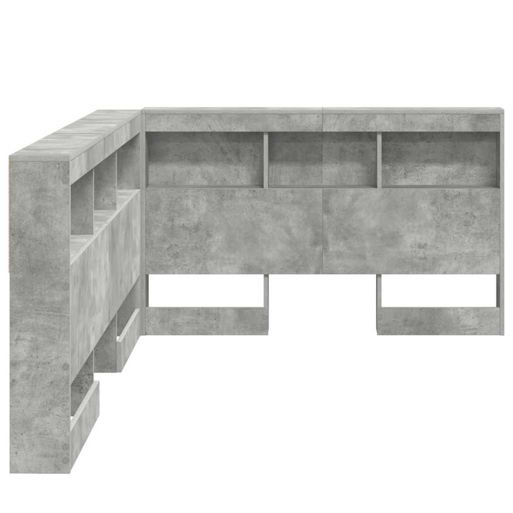 Κεφαλάρι Αποθήκης Σκυρόδεμα Γκρι 207,5 x 137,5 x 76,5 εκ