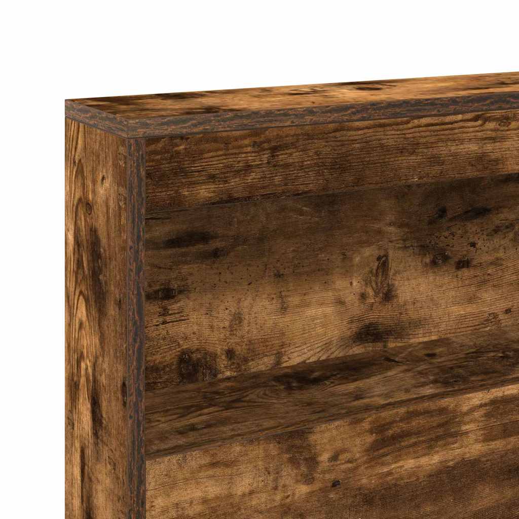 Κεφαλάρι Αποθήκης με ράφι Καπνιστό Δρύς 207,5 x 137,5 x 76,5 εκ