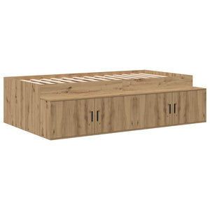 Κρεβάτι με αποθηκευτικό χώρο Artisan Oak 80 cm - Pakobazaar